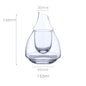 DecorBites™ Japanese Style Glass Wine Bottle & Cup Set with Wine Warmer
