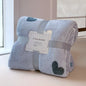 Thick Thow Blanket Geometic Style Reactive Printed Flannel Fleece Blanket for Beds Single/Queen/King Plush Plaids Sofa Plaid Bed