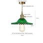 DecorBites™ Glass Flounce LED Pendant Light - Stylish Nordic Design