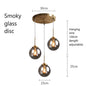 DecorBites™ Glass Pendant Lights: Modern LED Hanging Lamp for Home Lighting Fixtures