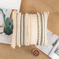DecorBites™ Lace Tassel Cushion Tufted Sofa Pillowcase for Office Chair Pad