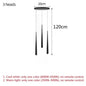 DecorBites™ LED Chandelier: Modern, Dimmable Ceiling Light for Living Room, Kitchen, Staircase