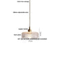 DecorBites™ Green Glass LED Pendant Lights, Adjustable Nordic Modern Hang Lamp for Bedroom, Kitchen, Hotel