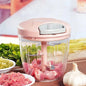 500/900ml Manual Meat Mincer Garlic Chopper Rotate Garlic Press