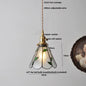 DecorBites™ Glass LED Pendant Lamp: Handmade Japanese Style Adjustable Hanging Light Fixtures
