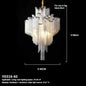 DecorBites™ LED Flower Tassels Ceiling Chandelier for Living Room and Staircase