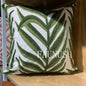 DecorBites™ Leaf Embroidered Cotton Cushion Cover Set - Home Decor Pillow Covers 45x45