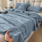 DecorBites™ Luxe Chiffon Butterfly Jacquard Throw: Soft & Cozy Blanket for Couch or Bed