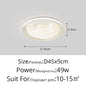 DecorBites™ LED Chandelier: Modern Lighting Fixture for Home Decor, White Lustre Lights