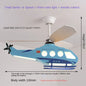 DecorBites™ Helicopter Light Ceiling Lamp for Boy's Room