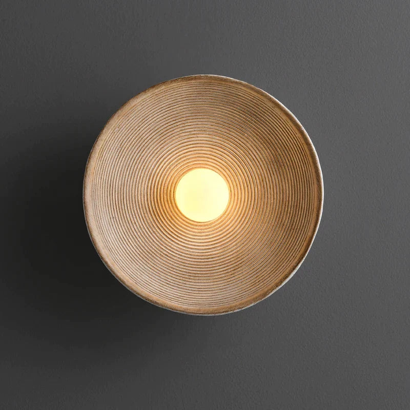 DecorBites™ Japanese Wall Lamp Retro Bedroom Bedside Light Wabi Sabi Art Decor