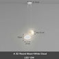 DecorBites™ Kids Star Cloud Moon Pendant Lamp with Remote Control Dimming