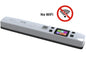 Handheld Flat Scanner HD Scanner 1050DPI Portable WIFI Wireless Scanner for Documents Homework Scan Photos JPG/PDF No Driver