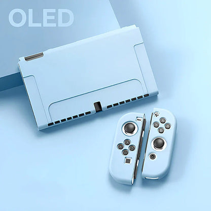 Protective Case Compatible with  Switch OLED Console and Joy-Cons,Switch Can Be Inserted in Dock with Shell Nintendo Switch Skin