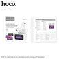 HOCO EW72 Lite Wireless Touch Screen Bluetooth Headset LED Power Display In Ear Sport Game Headphones with Charging Box White