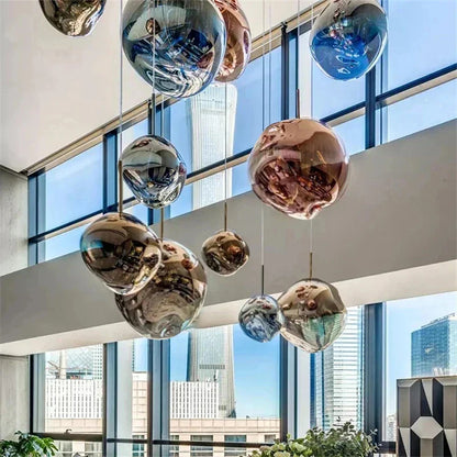 DecorBites™ Glass Pendant Lights: Nordic Kitchen Bedroom Living Room Dining Chandeliers Fixture