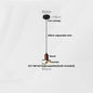 DecorBites™ LED Pendant Lamp Adjustable Wire Globe Hanging Light Fixtures
