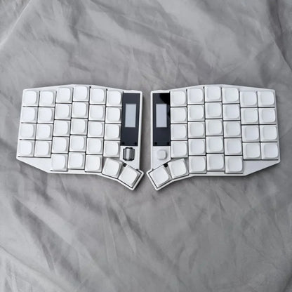 Sofle Low Profile Wireless Split Keyboard Hot Swap Kit Compatible Choc V1 1350/ V2 1353 Switch ZMK Bluetooth Separate Keyboard