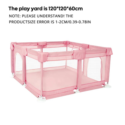 48"x48" Baby Playpen - Large Open-Floor Activity Center with Learning