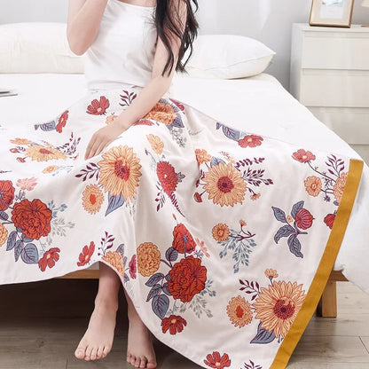 DecorBites™ Kawaii Cartoon Adults Bath Towel - Soft Cotton Gauze, Absorbent & Quick-Dry - Large 80x160cm Beach Wrap