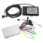 Electric Bike Controller 24V‑48V 13A Brushless Controller with LCD Display Panel E-scooter Meter Control for 22.5mm Handlebar