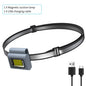 Multifunctional LED Portable Light with Magnetic Charging Light Clothespin Running Light Silicone Work Headlight Dog Chain Light