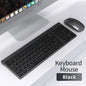 Wireless Keyboard and Mouse Combo Bluetooth 5.0 & 2.4G Rechargeable Multimedia Keyboard Mouse Set for Laptop PC TV iPad Android