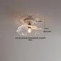 DecorBites™ LED Canopy Ceiling Light Glass Copper Luminaria De Teto