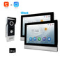 Tuya 1080P 7/10 inch Color Touch Screen WiFi Doorbell Intelligent APP Intercom Kit with Mobile Detection 128G Image Storage