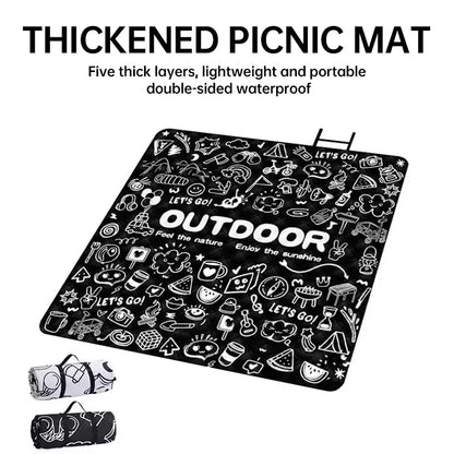 Camping Portables Picnic Mat Lawn Mat Thickened Moisture-Proof Outdoor
