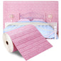 3D Foam Brick Wall Panels Stickers Self Adhesive Waterproof Living