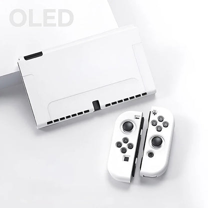 Protective Case Compatible with  Switch OLED Console and Joy-Cons,Switch Can Be Inserted in Dock with Shell Nintendo Switch Skin