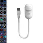 USB galaxy Projector Night Light 2-in-1 Mini Galaxy 360° Rotate LED Starry Sky Ambient Lamp For Party Home Saturn Decoration