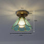DecorBites™ Glass LED Ceiling Lamp Iron Base Nordic Modern Simple Design