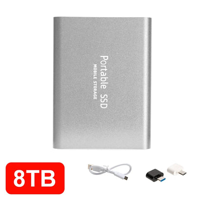 4TB Mini External Solid State Drive Portable SSD 8TB Hard Drive Small