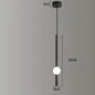 DecorBites™ Glass Rod Pendant Light - Modern Long Hanging Lamp for Living Room, Bedroom & Shop