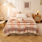 DecorBites™ Japanese Milk Velvet Blanket: Soft, Thick, and Cozy for All Seasons