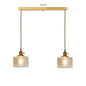 DecorBites™ Green Glass LED Pendant Lights for Indoor Lighting in Home, Living Room, Bar & Coffee
