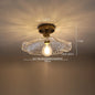 DecorBites™ Green Glass LED Pendant Light - Nordic Modern Copper Luminaire Suspendu