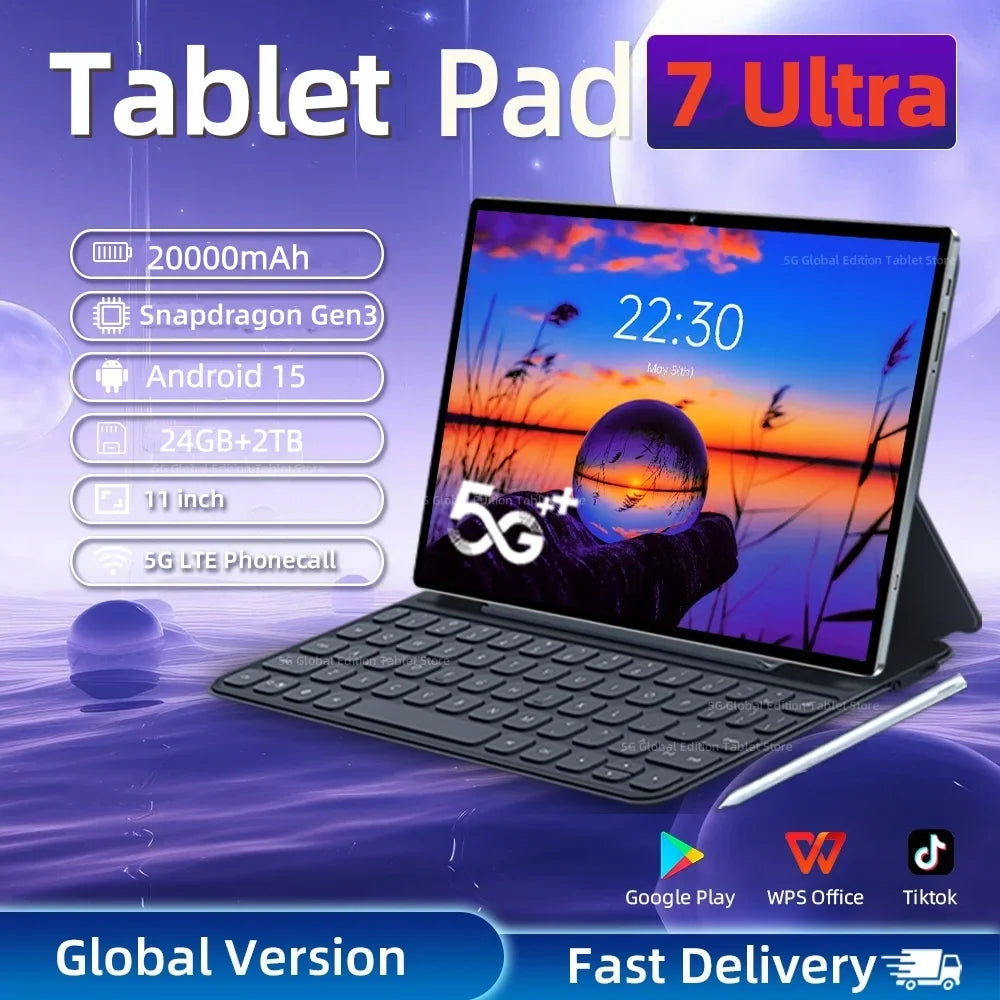 Global Original MI Tablet Pad 7 Ultra 11 Inch Android 15 24gb+2tb