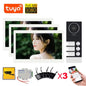 WiFi 10 Inch Video Door Bell Intercom System with RFID Doorbell Camera Family Multi Nits Apartment Video Door Phone Intercom