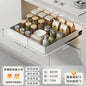 DecorBites™ Kitchen Storage Rack Drawer Organizer with Slide Rails