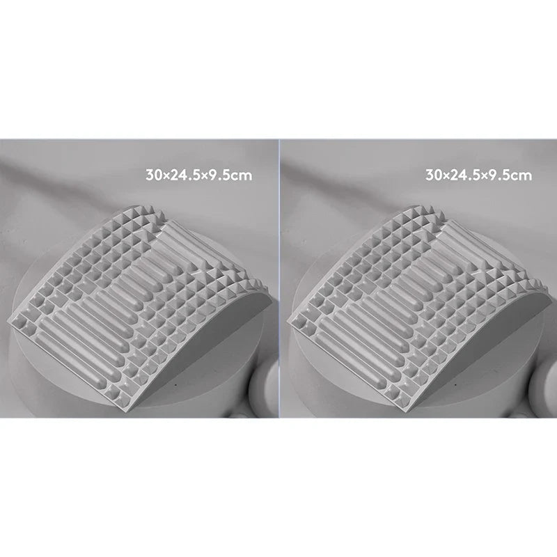Back Stretcher Neck Pillow Relieve Massage Lumbar Support Massager for