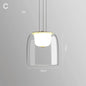 DecorBites™ Glass Pendant Lights Simple Indoor Home Decor Lighting for Living Room and Dining Room
