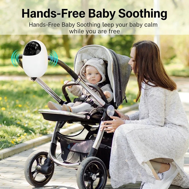 Baby Stroller Rocker Sleep Soothing Device with Night Light