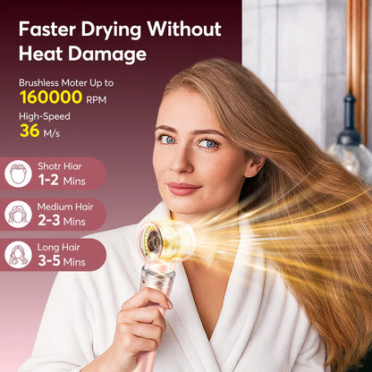 5 in 1 High-Speed Hot Air Styler Frizz-Free Fast Drying No Heat Damage