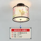 DecorBites™ Lotus Chinese Chandelier Ceiling Lamp Simple Corridor Painting LED Lighting