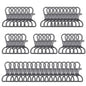 8/15/25/50/80pcs Swivel Snap Hooks D-Ring Keychain Clips Lanyard