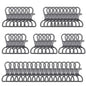 8/15/25/50/80pcs Swivel Snap Hooks D-Ring Keychain Clips Lanyard