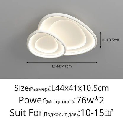 DecorBites™ LED Chandeliers White Chrome Kitchen Light Fixture Modern Home Lighting